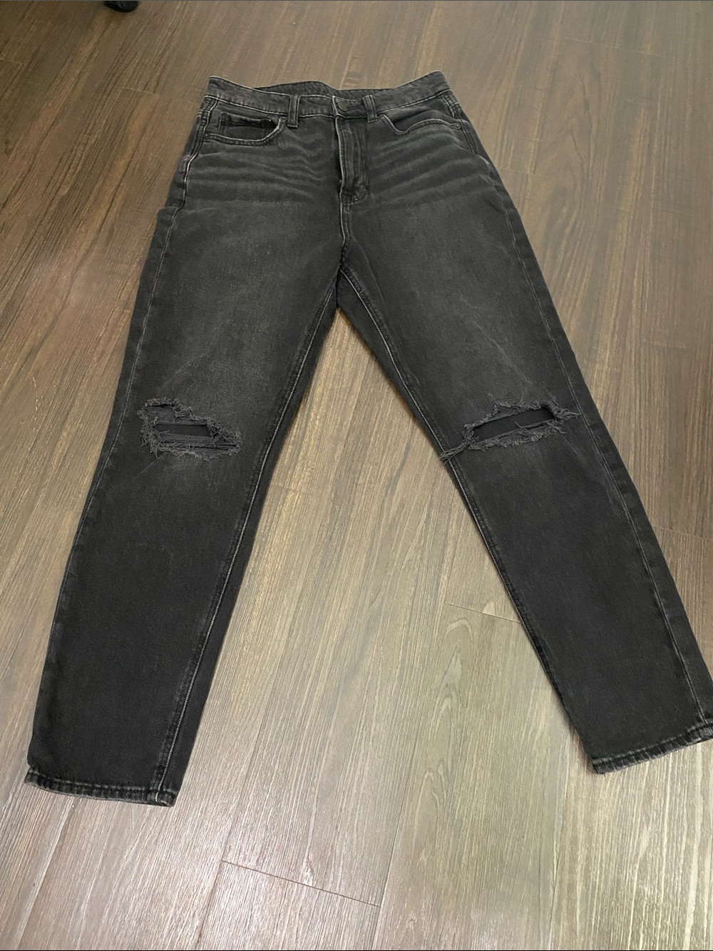 American Eagle Outfitters Black High-Rise Jeans